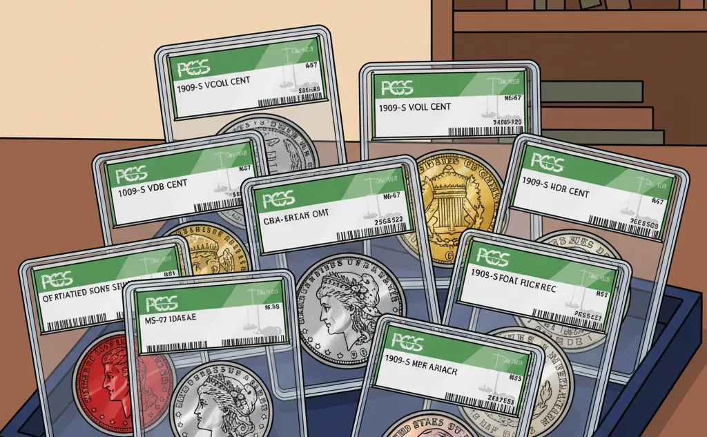 coins in PCGS slabs